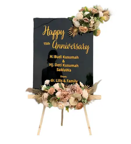 Papan Bunga Akrilik Wonomulyo