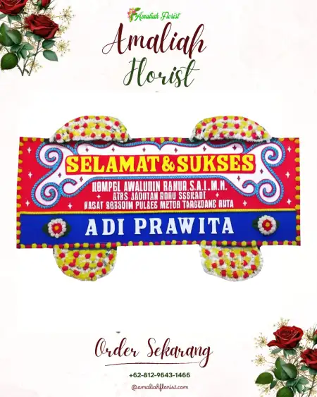 Papan Bunga Ucapan Selamat Wonomulyo
